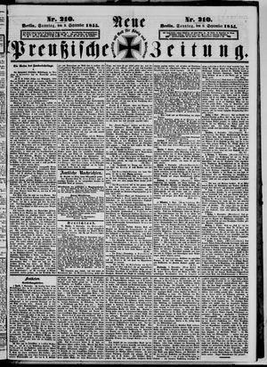 Neue preußische Zeitung vom 09.09.1855