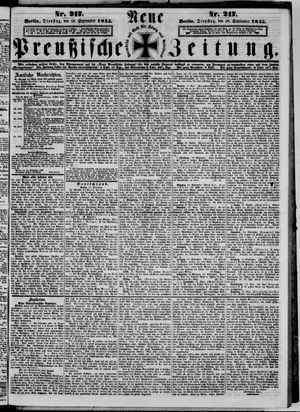 Neue preußische Zeitung vom 18.09.1855