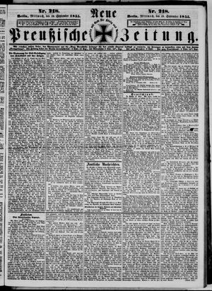 Neue preußische Zeitung vom 19.09.1855