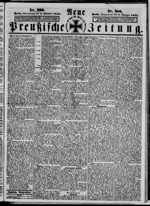 Neue preußische Zeitung vom 29.09.1855