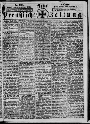Neue preußische Zeitung vom 02.10.1855
