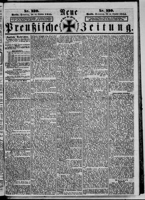 Neue preußische Zeitung vom 14.10.1855