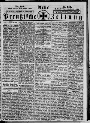 Neue preußische Zeitung vom 26.10.1855
