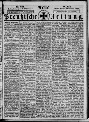 Neue preußische Zeitung vom 28.10.1855