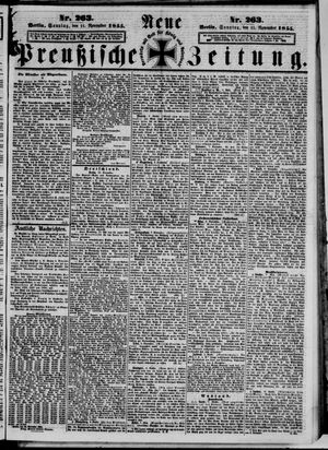 Neue preußische Zeitung vom 11.11.1855