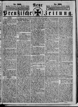 Neue preußische Zeitung vom 15.11.1855