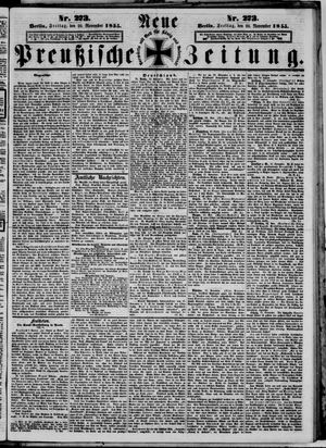 Neue preußische Zeitung vom 23.11.1855