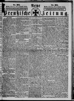 Neue preußische Zeitung vom 25.11.1855