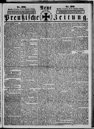 Neue preußische Zeitung vom 27.11.1855
