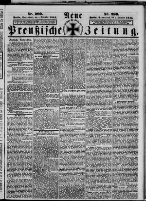 Neue preußische Zeitung vom 01.12.1855