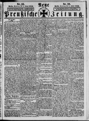 Neue preußische Zeitung vom 13.01.1856