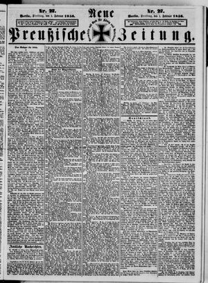 Neue preußische Zeitung vom 01.02.1856