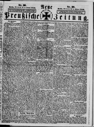 Neue preußische Zeitung vom 13.02.1856