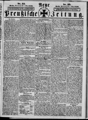 Neue preußische Zeitung vom 05.03.1856