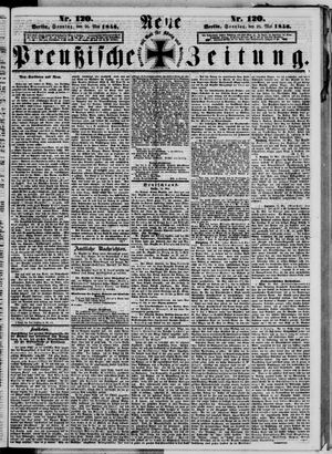 Neue preußische Zeitung vom 25.05.1856