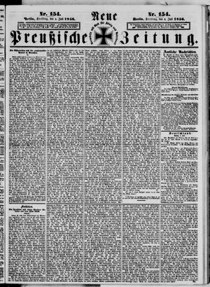 Neue preußische Zeitung on Jul 4, 1856