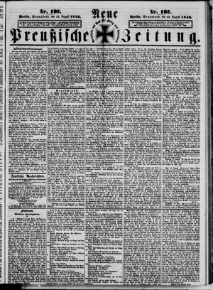 Neue preußische Zeitung vom 23.08.1856