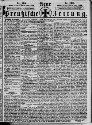 Neue preußische Zeitung vom 24.08.1856