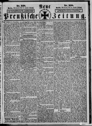 Neue preußische Zeitung vom 22.10.1856