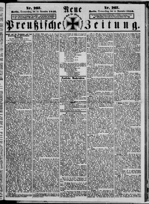 Neue preußische Zeitung vom 13.11.1856