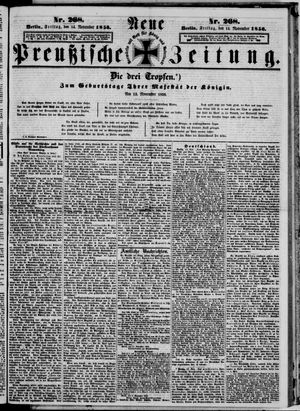 Neue preußische Zeitung vom 14.11.1856