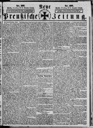 Neue preußische Zeitung vom 25.11.1856