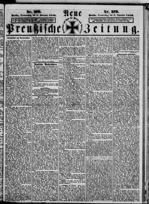 Neue preußische Zeitung vom 27.11.1856