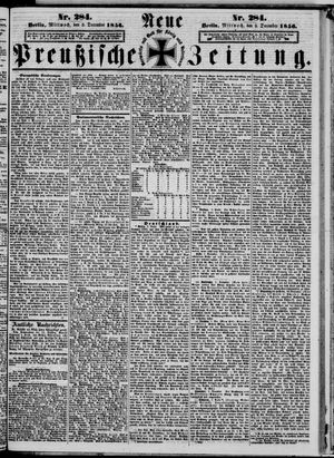 Neue preußische Zeitung vom 03.12.1856