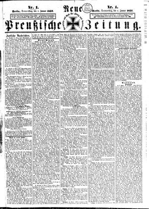 Neue preußische Zeitung vom 01.01.1857