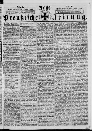 Neue preußische Zeitung vom 07.01.1857