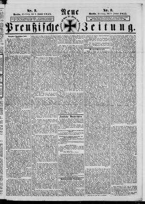 Neue preußische Zeitung vom 09.01.1857