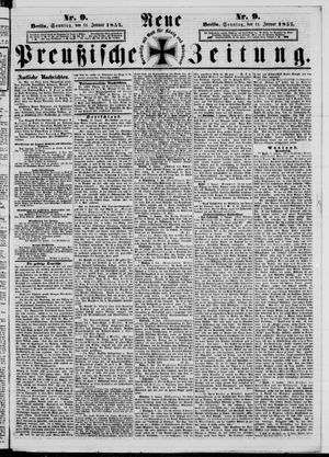Neue preußische Zeitung vom 11.01.1857