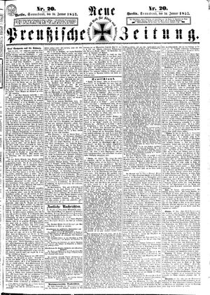 Neue preußische Zeitung vom 24.01.1857