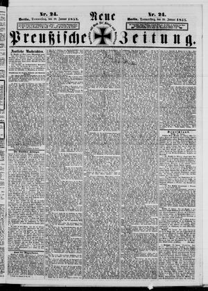 Neue preußische Zeitung vom 29.01.1857