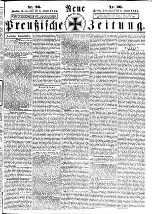 Neue preußische Zeitung vom 31.01.1857
