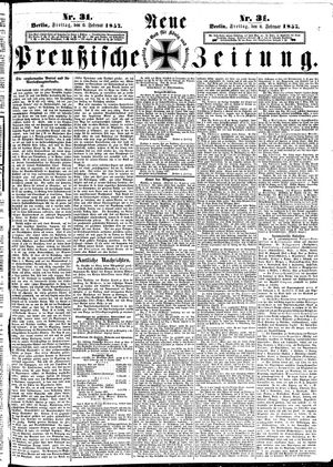 Neue preußische Zeitung vom 06.02.1857