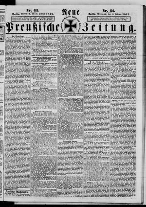 Neue preußische Zeitung vom 18.02.1857