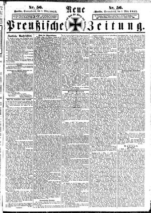 Neue preußische Zeitung vom 07.03.1857