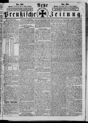 Neue preußische Zeitung vom 10.03.1857