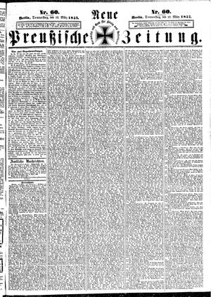 Neue preußische Zeitung vom 12.03.1857