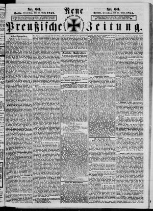 Neue preußische Zeitung vom 17.03.1857