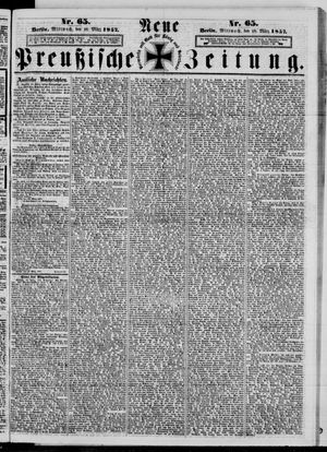 Neue preußische Zeitung vom 18.03.1857