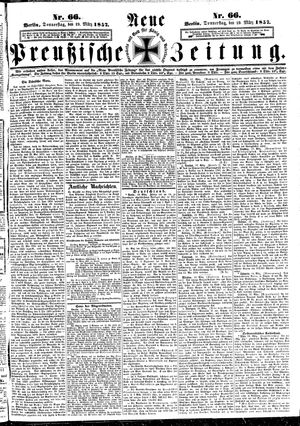Neue preußische Zeitung vom 19.03.1857