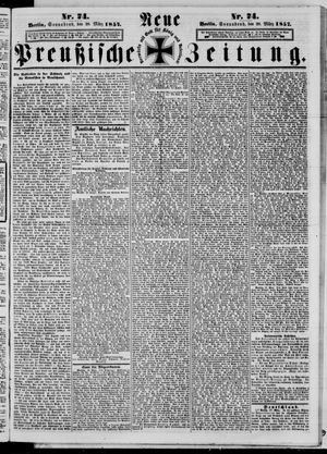 Neue preußische Zeitung vom 28.03.1857