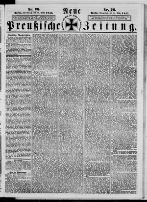 Neue preußische Zeitung vom 31.03.1857
