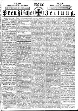 Neue preußische Zeitung on Apr 3, 1857
