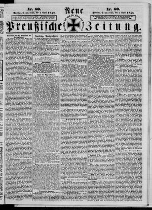 Neue preußische Zeitung vom 04.04.1857