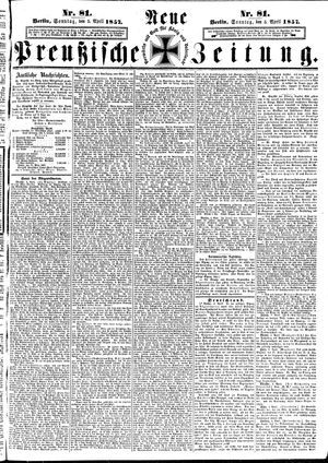 Neue preußische Zeitung vom 05.04.1857