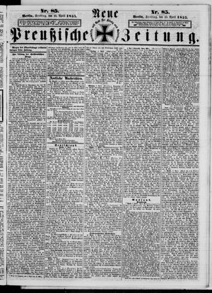 Neue preußische Zeitung vom 10.04.1857