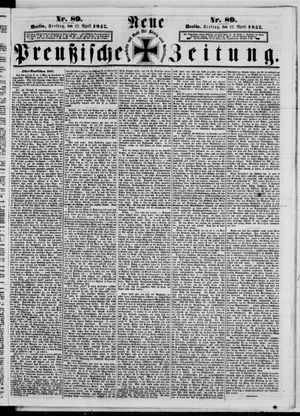 Neue preußische Zeitung vom 17.04.1857